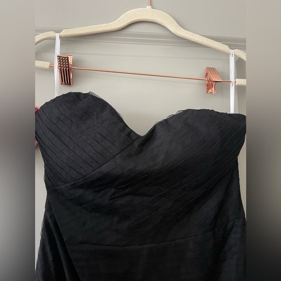 NWT Lulus Stunning Icon Black Tulle Pleated Gown - Picture 6 of 7